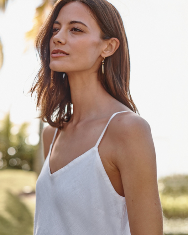 Adele Linen Slip Dress