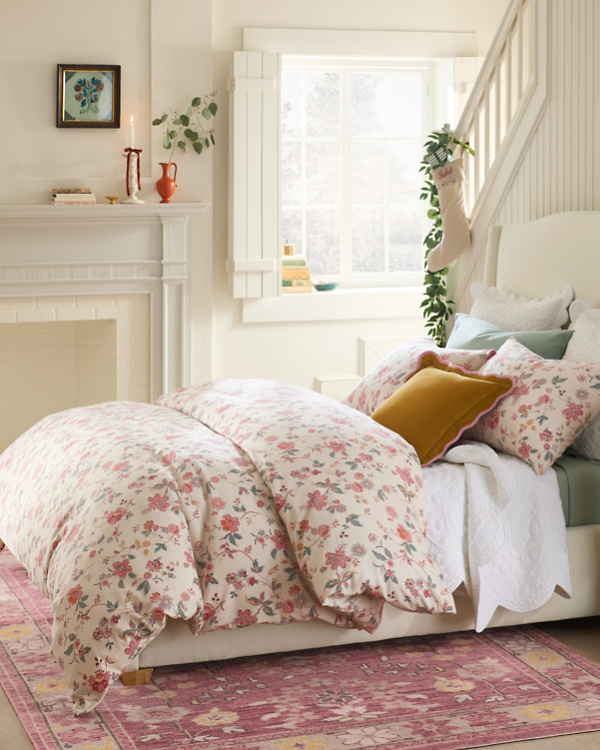 Clara Cotton & Cashmere Flannel Duvet Cover