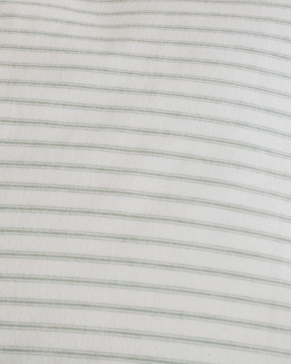 Cozy Ticking Organic-Cotton Flannel Duvet Cover