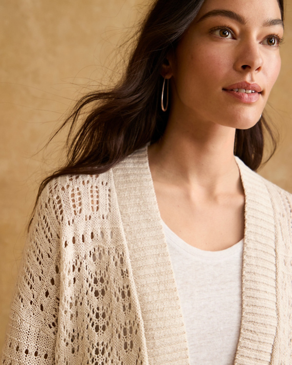 Dalia Linen & Organic-Cotton Cardigan