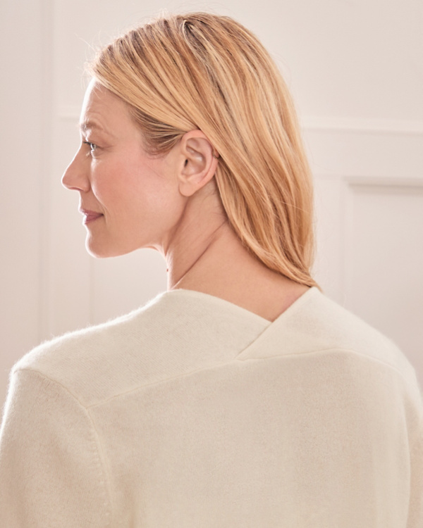 Easy Cashmere Open Cardigan