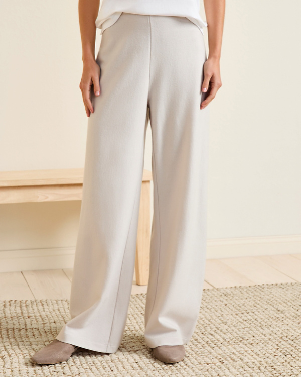 EILEEN FISHER Lightweight Boiled Wool Pants
