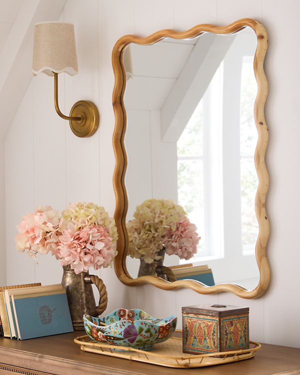 Scalloped-Edge Mirror Collection