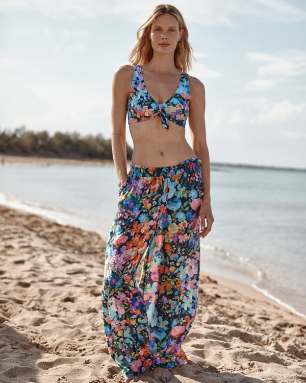 Johnny Was Wild Bloom Cover-Up Pants