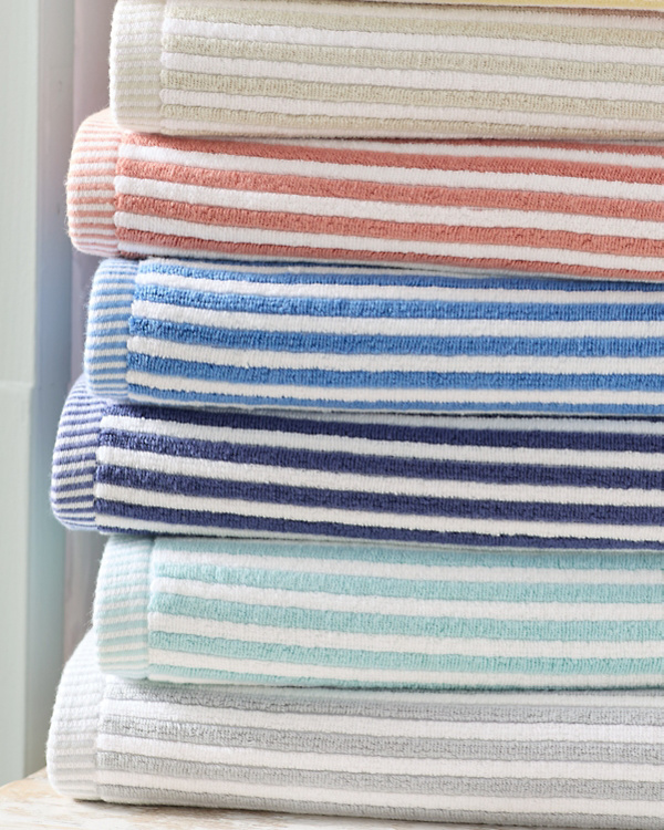 Signature Ribbed Stripe Towels