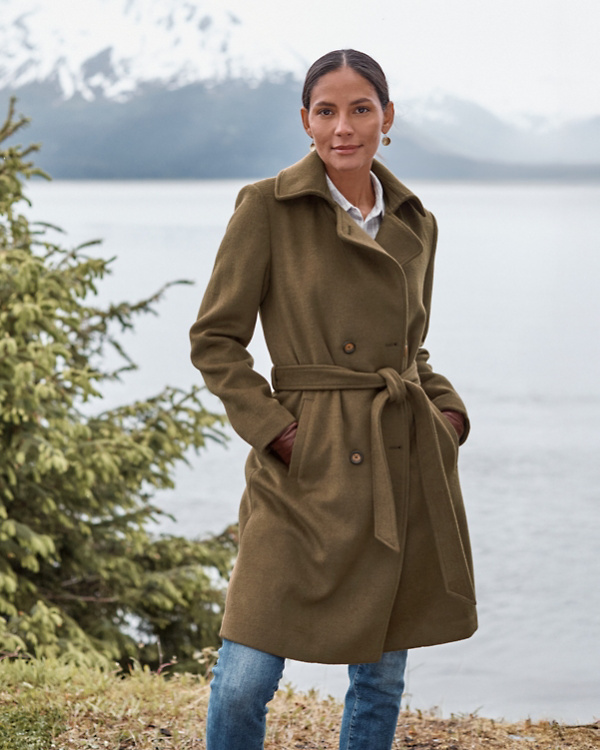 Colette Wool-Blend Trench Coat