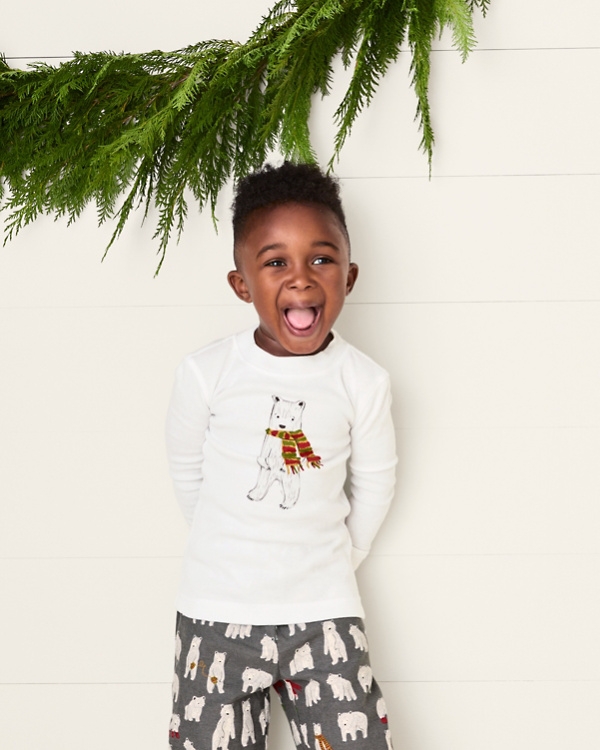 Kids' Organic-Cotton Graphic Sleep Tee