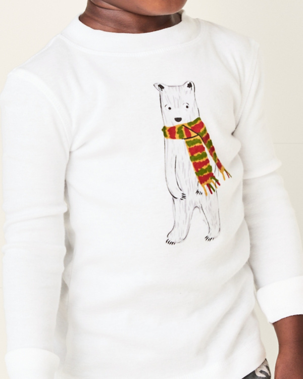 Kids' Organic-Cotton Graphic Sleep Tee