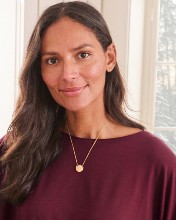 Satya Moonstone Moon Necklace